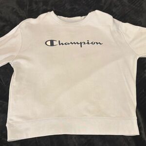Champion Kids White Sweatshirt